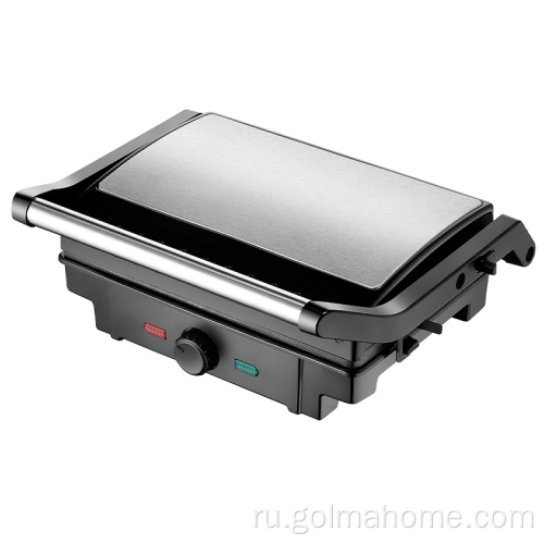 Крышка из нержавеющей стали Anbo Electric Grill Sandwich Press Contact Grill Panini Maker